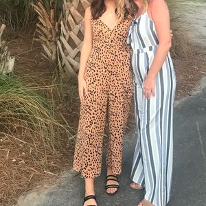Animal print jumpsuit